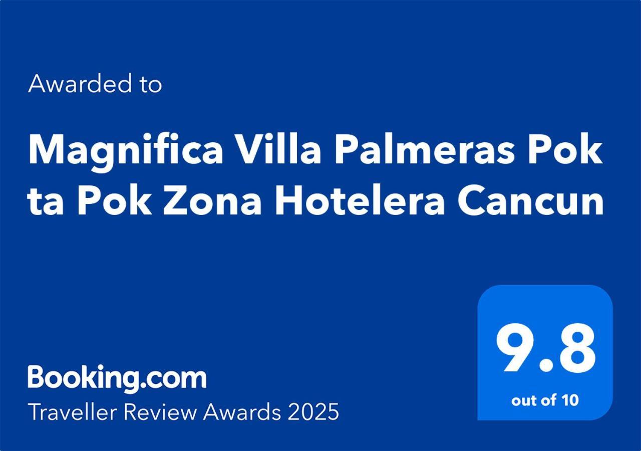 Magnifica Villa Palmeras Pok Ta Pok Zona Hotelera Cancún Exterior foto